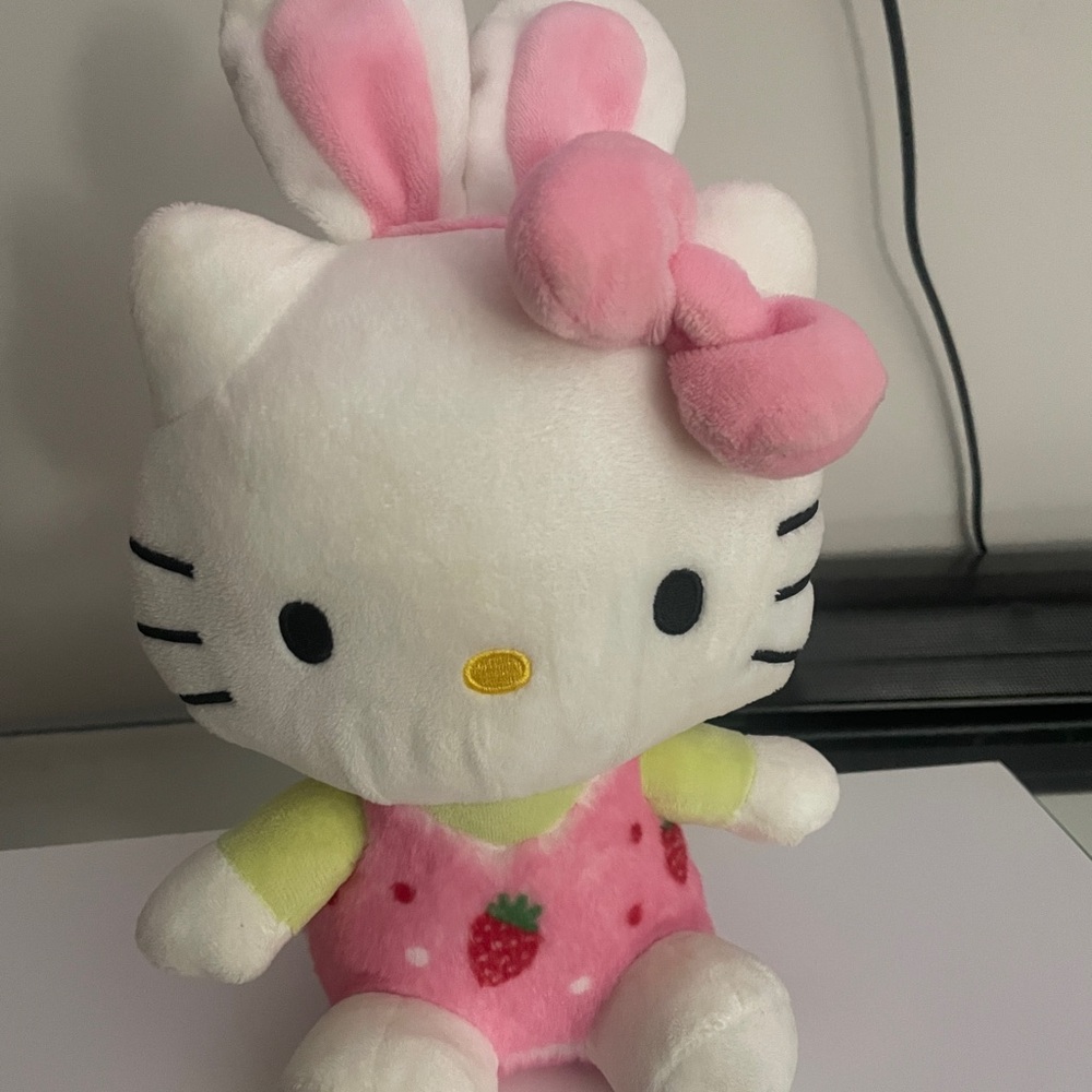 Hello Kitty Pink and White Plush Toy